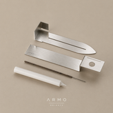 جا شمعی و جا عودی استیل مینیمال ARMO-02B