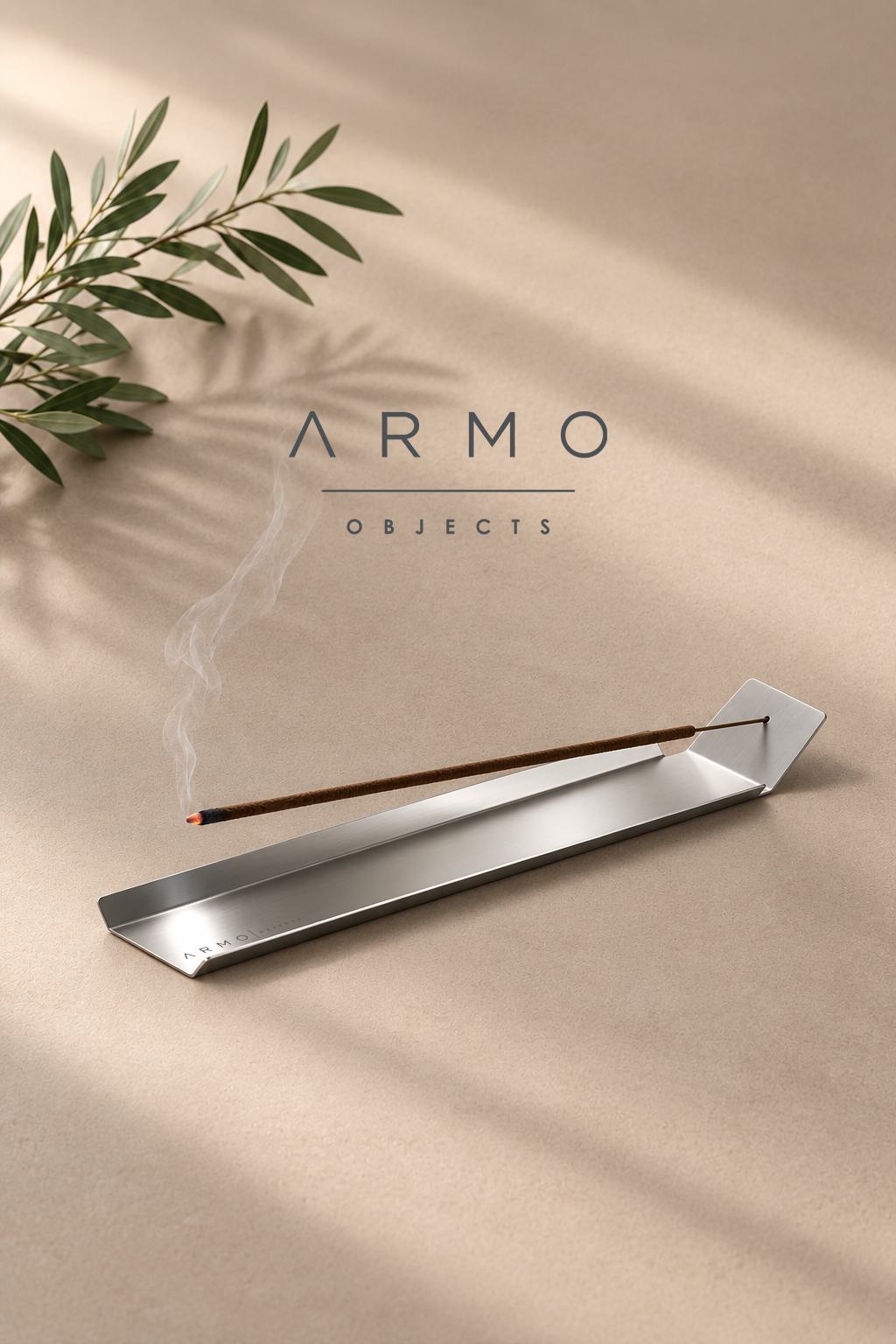 جا عودی استیل مینیمال ARMO-10 برای جمع‌آوری خاکستر
